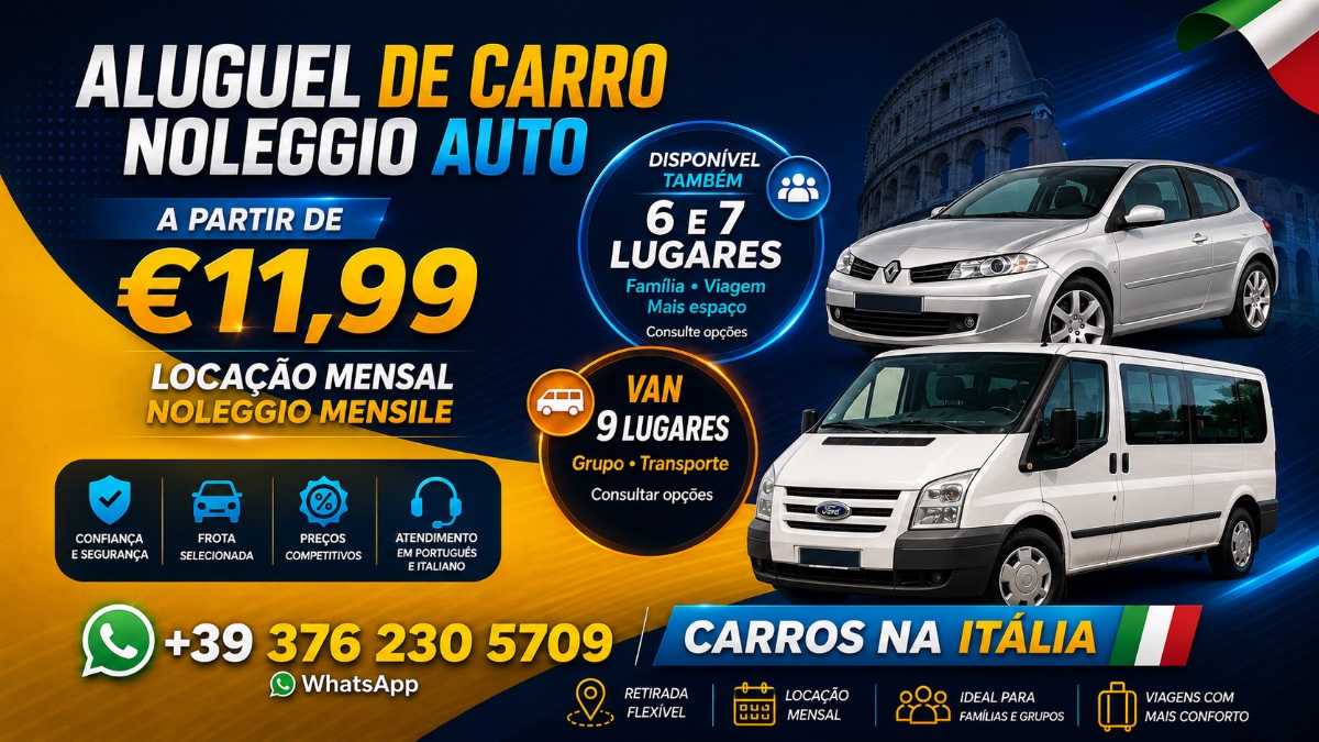 Carros na Itália - Venda / Aluguel / Transfer