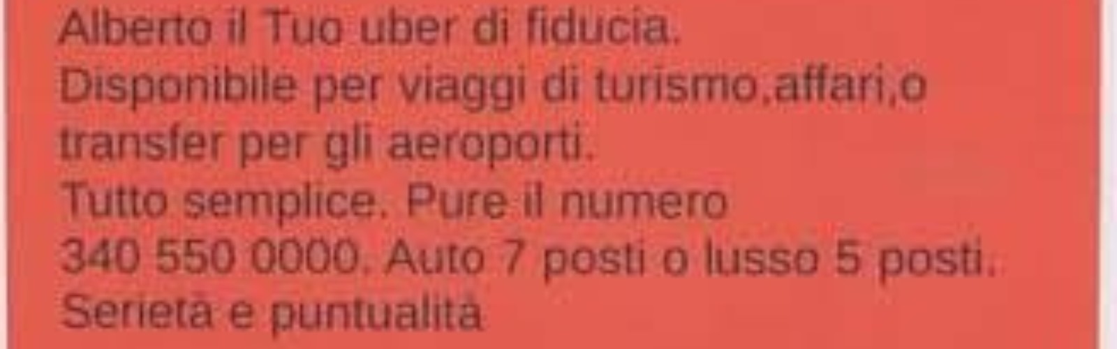 Driver personale a Mantova ma disponibile a spostamenti