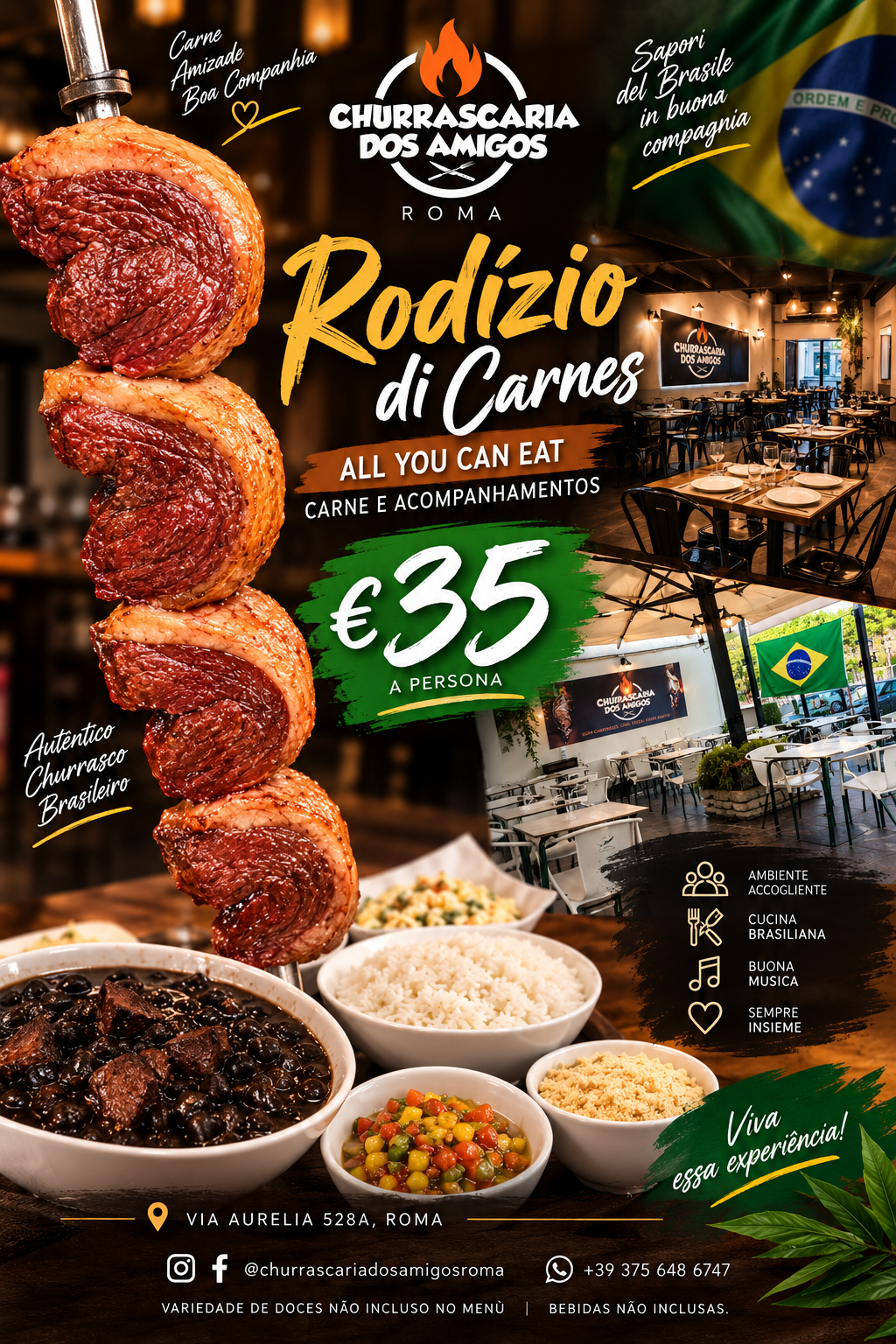 Rodizio di carni (ALL YOU CAN EAT)